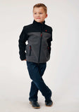 Roper Boys Grey Softshell Combo Tech Jacket - Roper - Flyclothing LLC