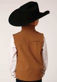 Roper Boys Caramel Softshell Tech Vest - Roper - Flyclothing LLC