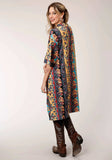Roper Womens Print Poly Crepe Kimono Cardigan - Roper - Flyclothing LLC