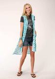 Roper Womens Rayon Cowboy Cactus Print Cardigan - Roper - Flyclothing LLC