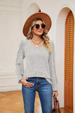 Square Neck Puff Sleeve Top - Trendsi - Flyclothing LLC