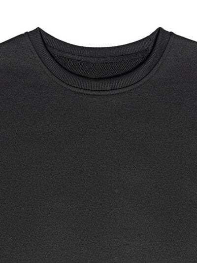 Round Neck Dropped Shoulder Sweatshirt - Trendsi - Flyclothing LLC