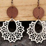 Geometric Cutout Dangle Earrings - Trendsi - Flyclothing LLC