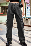 Loose Fit Long Pants with Pockets - Trendsi - Flyclothing LLC