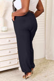 Basic Bae Full Size Soft Rayon Drawstring Waist Pants with Pockets - Trendsi - Flyclothing LLC