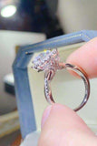 2 Carat Moissanite 925 Sterling Silver Ring - Trendsi - Flyclothing LLC