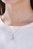 2 Carat Moissanite 925 Sterling Silver Necklace - Trendsi - Flyclothing LLC