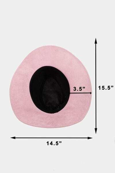 Fame Braided Faux Suede Hat - Trendsi - Flyclothing LLC