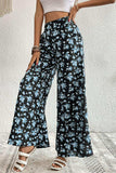 Floral Pocket Culottes - Trendsi - Flyclothing LLC