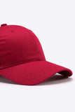 Plain Adjustable Cotton Baseball Cap - Trendsi - Flyclothing LLC