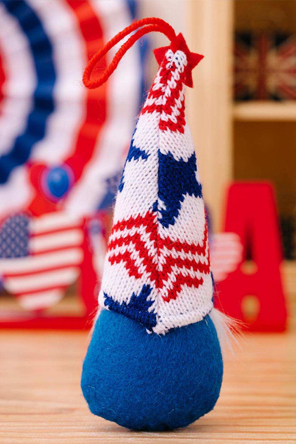 4-Piece Independence Day Knit Hanging Gnomes - Trendsi - Flyclothing LLC