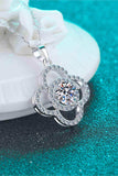 1 Carat Moissanite 925 Sterling Silver Necklace - Trendsi - Flyclothing LLC