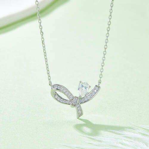 Moissanite 925 Sterling Silver Necklace - Trendsi - Flyclothing LLC