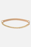 Half Alloy Chain Elastic Belt - Trendsi - Flyclothing LLC