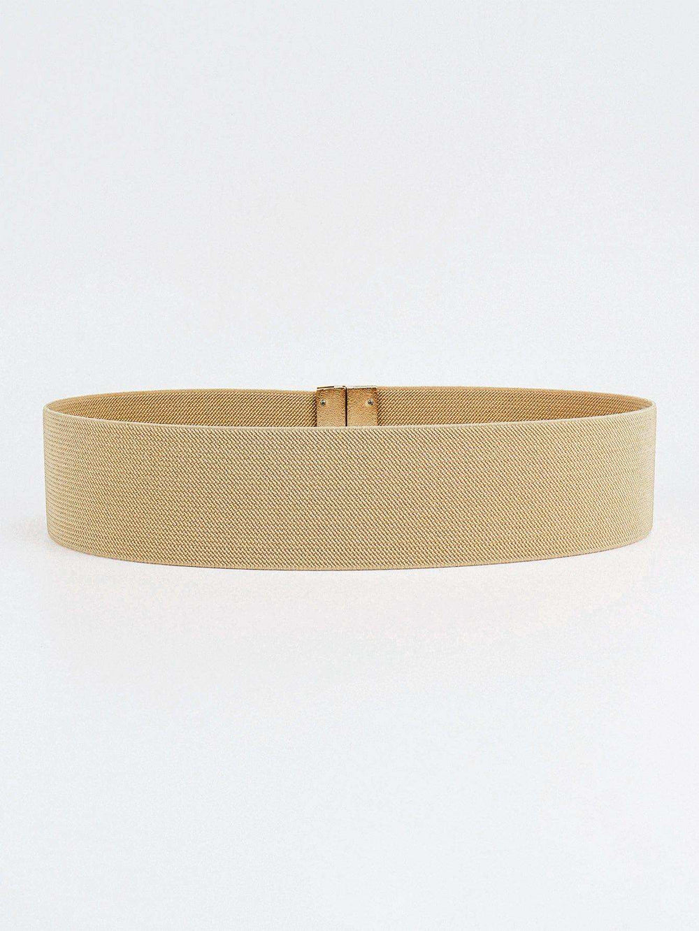Alloy Buckle Elastic Belt - Trendsi - Flyclothing LLC