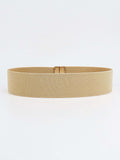 Alloy Buckle Elastic Belt - Trendsi - Flyclothing LLC