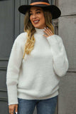 Turtle Neck Long Sleeve Pullover Sweater - Trendsi - Flyclothing LLC