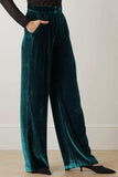 Loose Fit High Waist Long Pants with Pockets - Trendsi - Flyclothing LLC