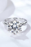 5 Carat Moissanite Solitaire Ring - Trendsi - Flyclothing LLC