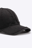 Distressed Adjustable Baseball Cap - Trendsi - Flyclothing LLC
