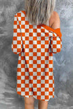 Checkered Button Up Long Cardigan - Trendsi - Flyclothing LLC