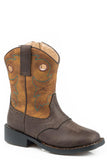 Roper Boys Toddler Tumbled Brown Vamp With Saddle Vamp - Roper - Flyclothing LLC
