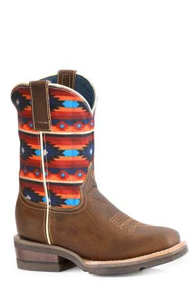 Roper Little Boys Oiled Brown Leather Vamp - Roper - Flyclothing LLC