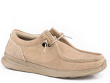 Roper Mens Tan Canvas Chukka With Two Eyelets Elastic Laces - Roper - Flyclothing LLC