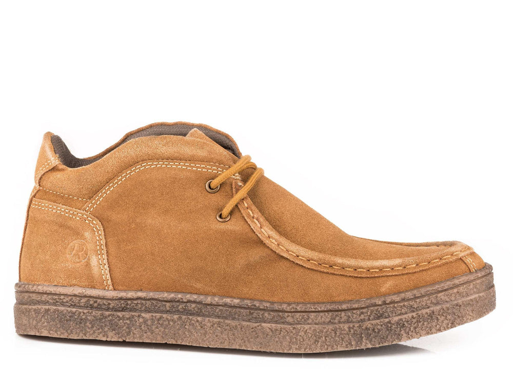 Roper Mens Tan Suede Leather Chukka - Roper - Flyclothing LLC