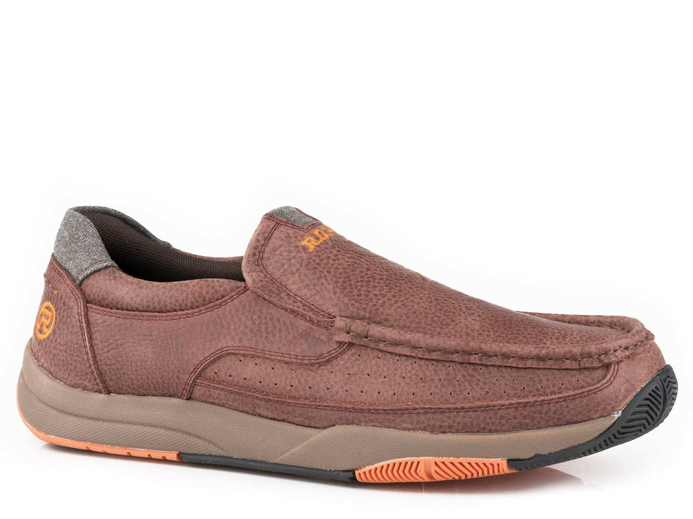 Roper Mens Brown Tumbled Leather - Roper - Flyclothing LLC