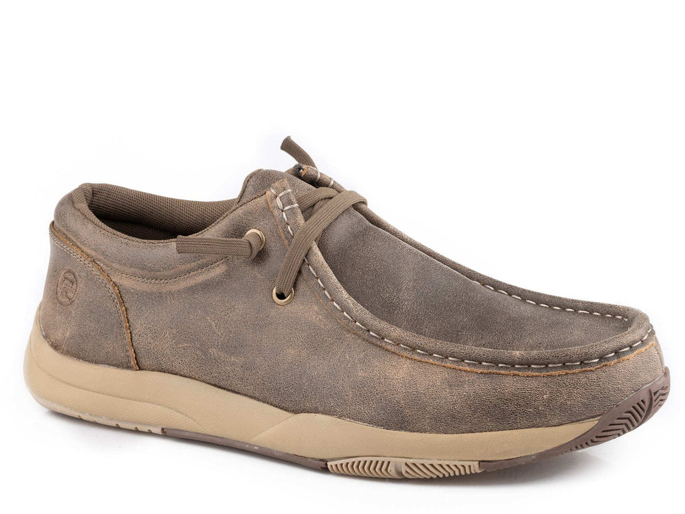 Roper Mens Rustic Brown Leather Upper - Roper - Flyclothing LLC