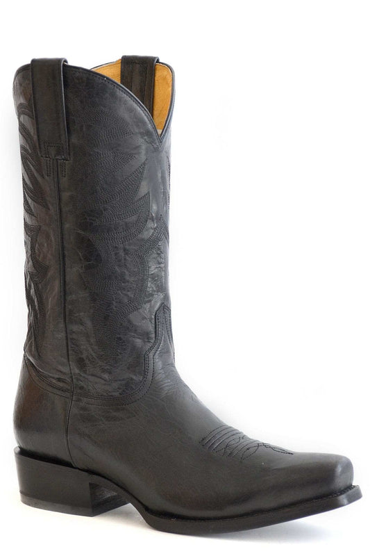 Roper Mens Marbled Black Leather Vamp And Shaft Boot - Roper - Flyclothing LLC