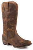 Roper Womens Vintage Cognac Faux Leather Fashion Boot - Roper - Flyclothing LLC