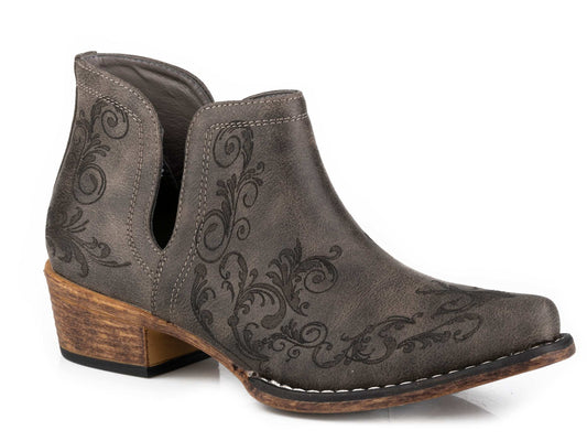 Roper Womens Snip Toe Black Faux Leather - Roper - Flyclothing LLC