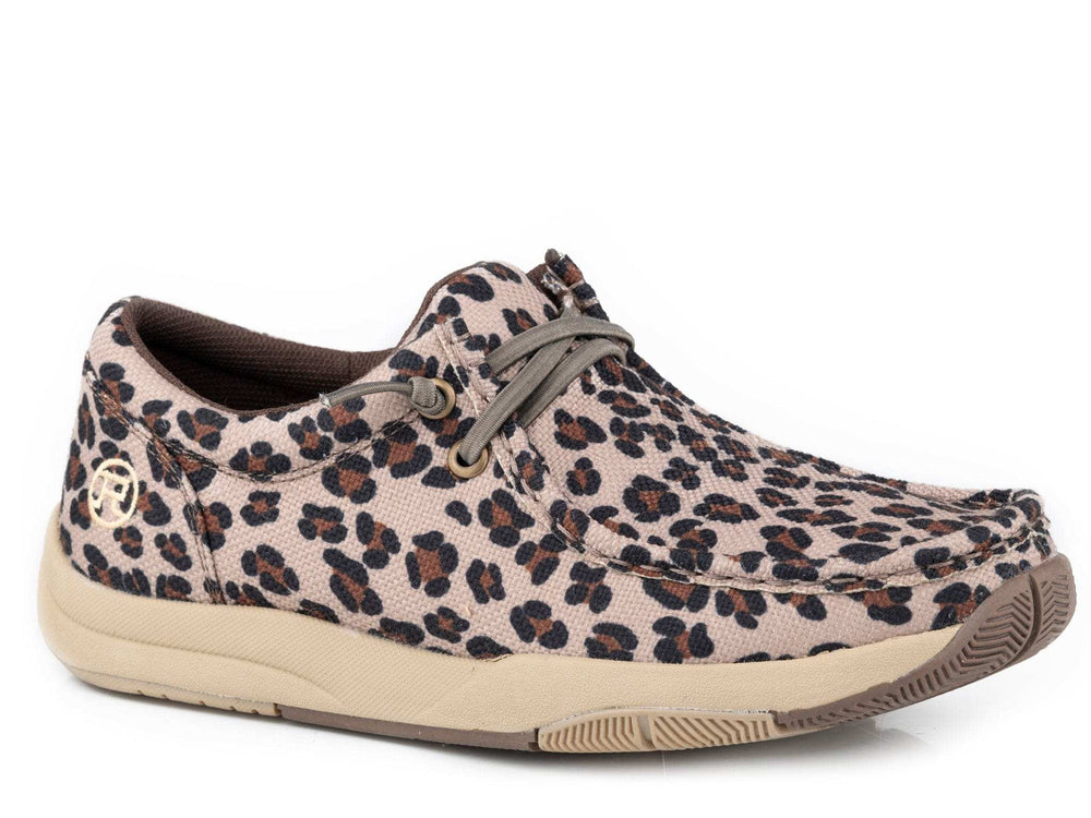 Roper Womens Leopard Heavy Canvas Upper Shoe - Roper - Flyclothing LLC