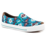 Roper Womens Blue Aztec Canvas - Roper - Flyclothing LLC