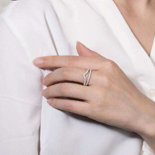 Moissanite 925 Sterling Silver Ring - Trendsi - Flyclothing LLC
