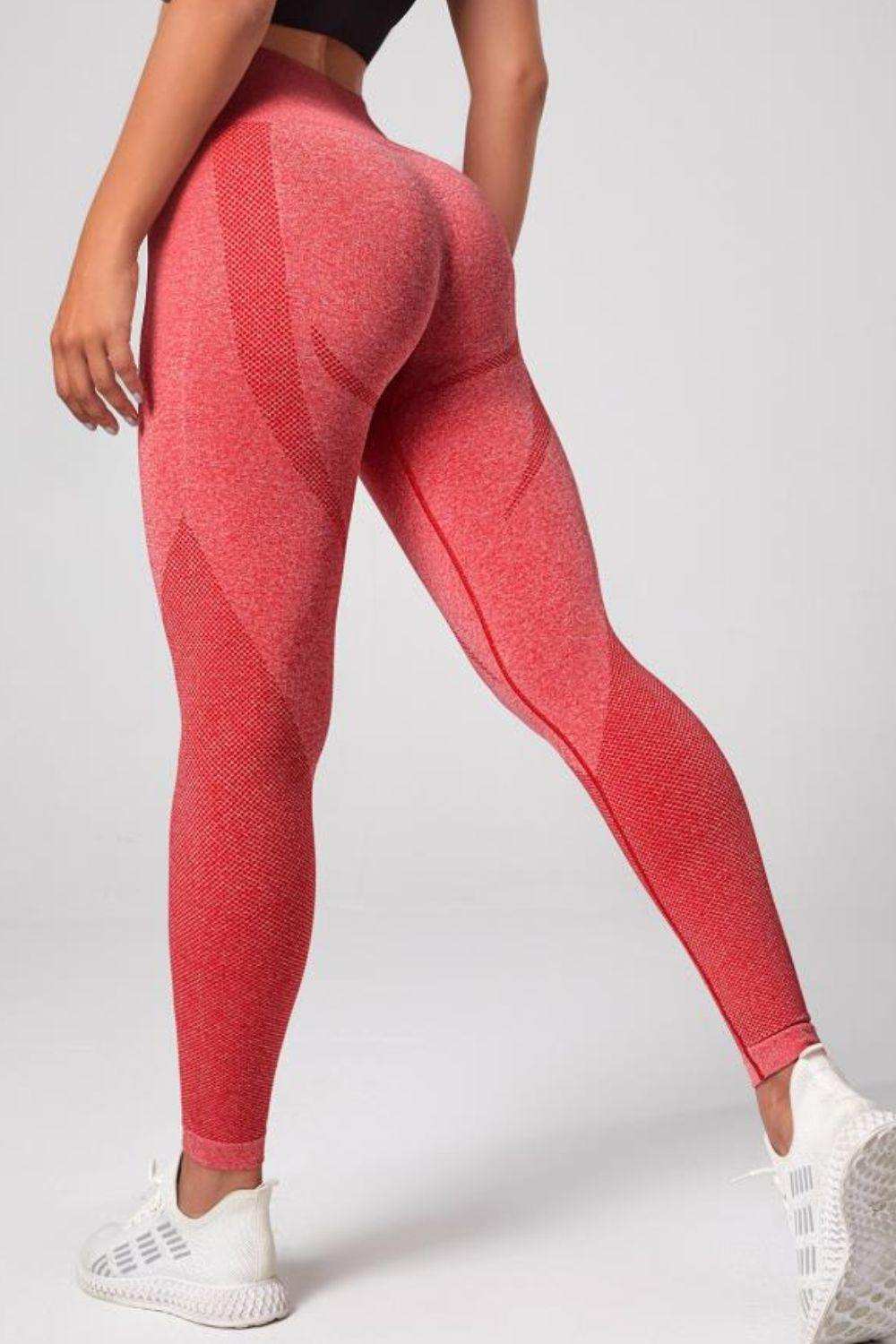 High Waistband Long Active Pants - Trendsi - Flyclothing LLC