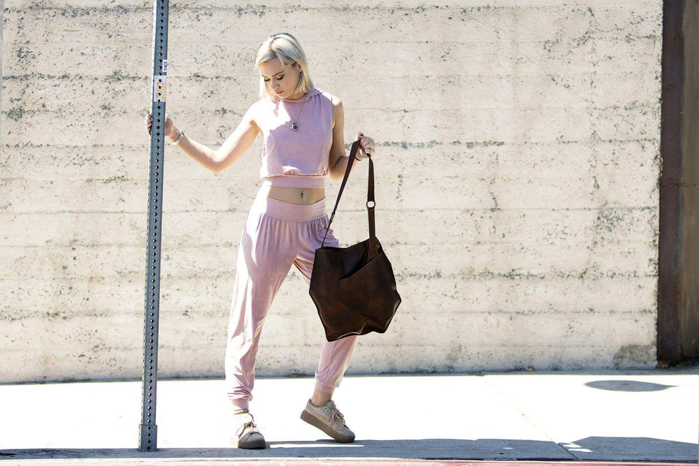 Kiko Leather Cross Over Tote - Kiko - Flyclothing LLC