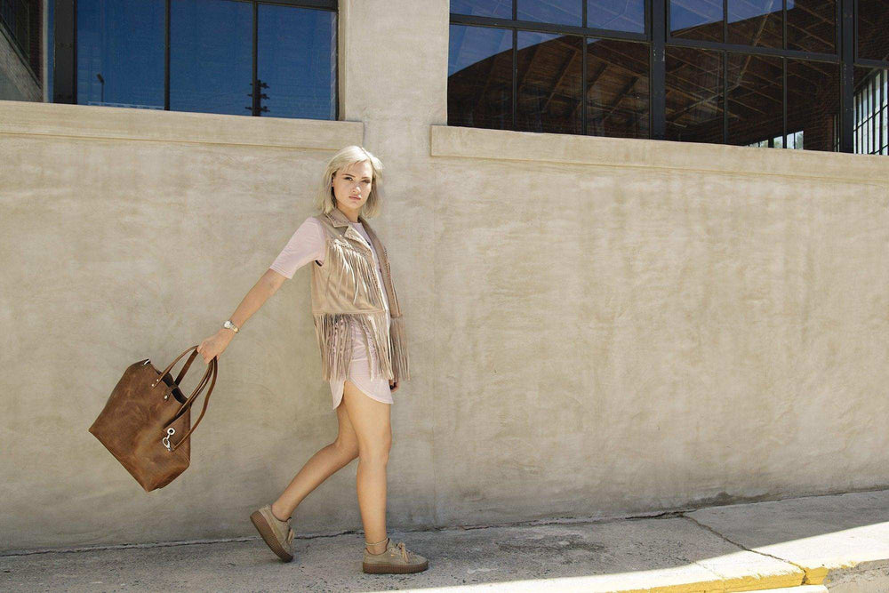 Kiko Leather Paseo Tote - Kiko - Flyclothing LLC