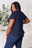 Basic Bae Full Size Round Neck Short Sleeve T-Shirt - Trendsi - Flyclothing LLC