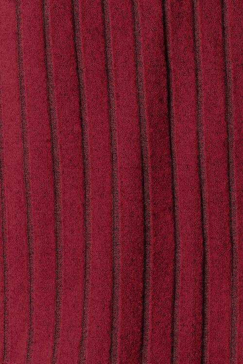 Basic Bae Full Size Ribbed Round Neck Long Sleeve Slit Top - Trendsi - Flyclothing LLC