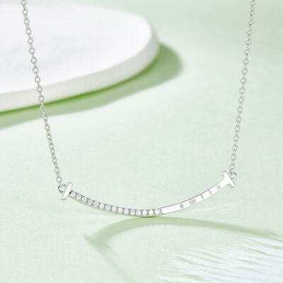 Moissanite 925 Sterling Silver Necklace - Trendsi - Flyclothing LLC