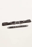Symmetrical Zinc Alloy Buckle PU Leather Belt - Trendsi - Flyclothing LLC