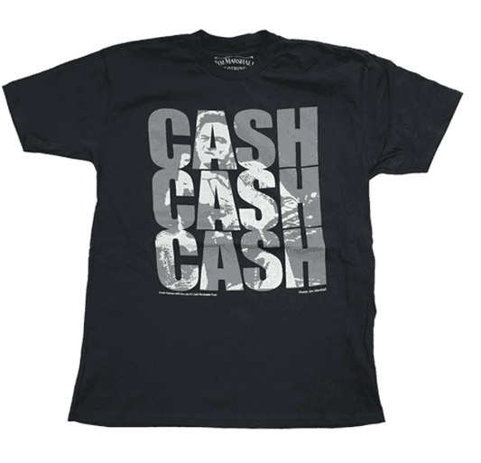 Jim Marshall Johnny Cash Tripple Cash T-Shirt - Johnny Cash - Flyclothing LLC