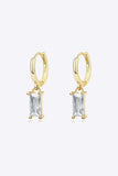 Retro 925 Sterling Silver Cubic Zirconia Drop Earrings - Trendsi - Flyclothing LLC
