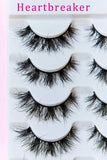 SO PINK BEAUTY Mink Eyelashes 5 Pairs - Trendsi - Flyclothing LLC