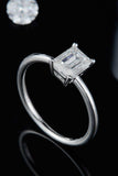 1 Carat Moissanite 925 Sterling Silver Solitaire Ring - Trendsi - Flyclothing LLC