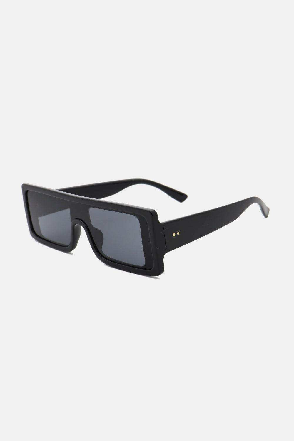 Polycarbonate Frame Rectangle Sunglasses - Trendsi - Flyclothing LLC