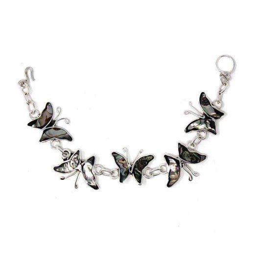 Bracelet, Abalone Butterflies - Artisana - Flyclothing LLC